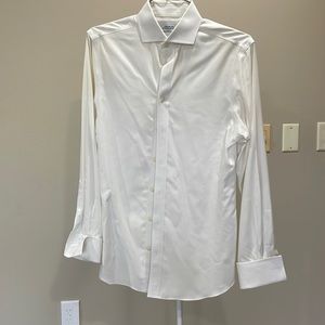Classic White Button Dress Shirt